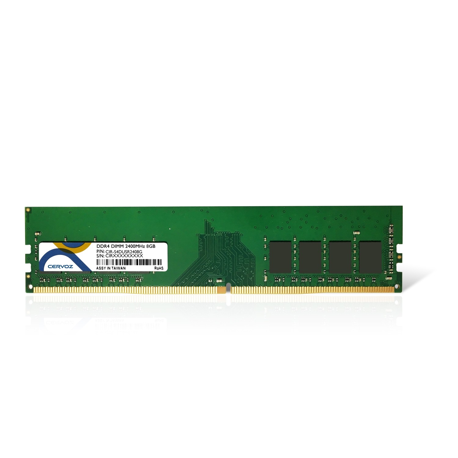 8GB Industrial DDR4 DIMM 2400MHz