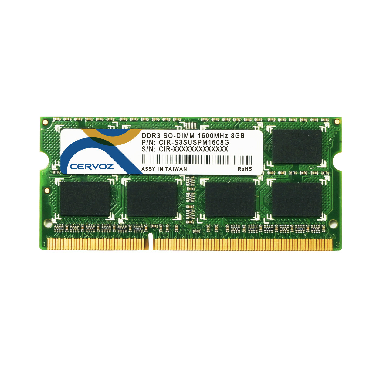 8GB Industrial DDR3 SO-DIMM 1600MHz