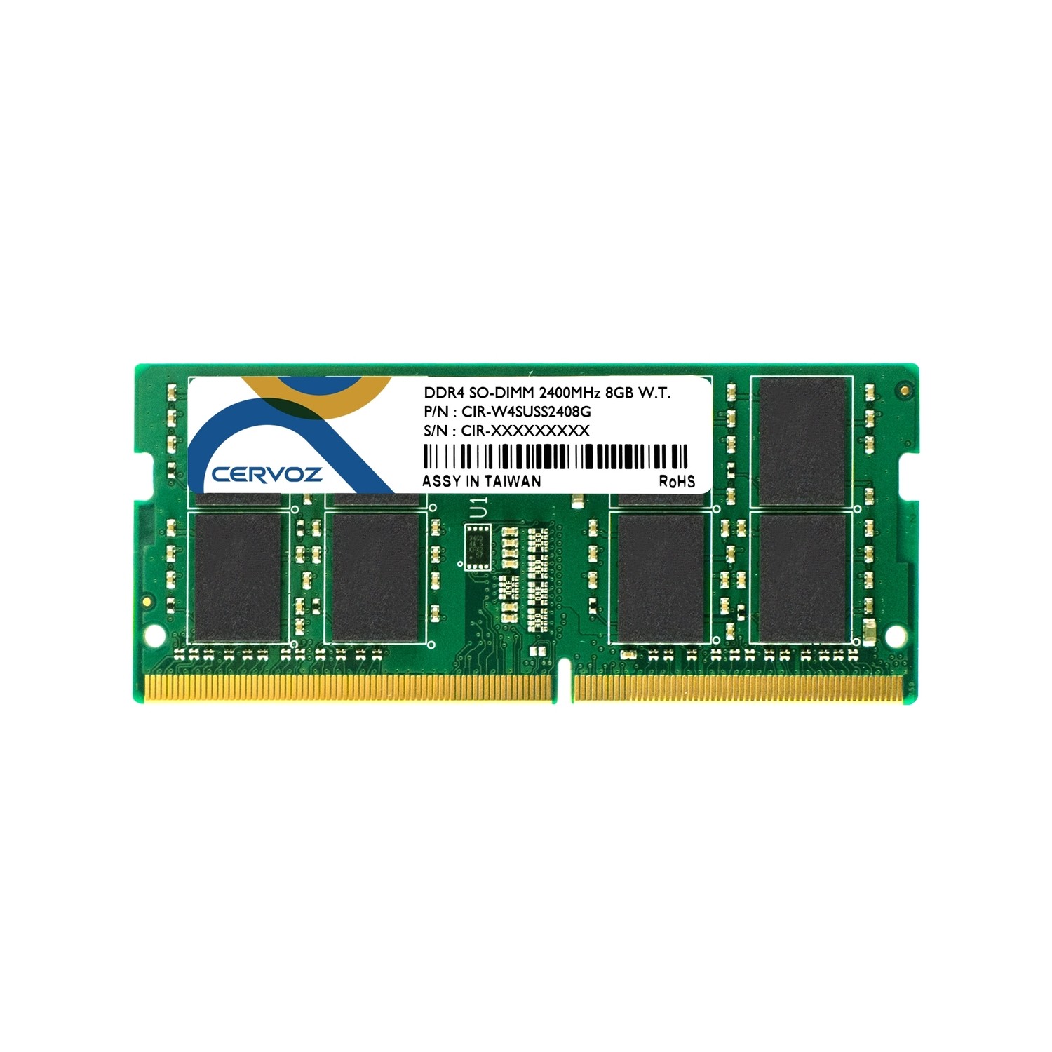 8GB Industrial DDR4 SO-DIMM 2400MHz