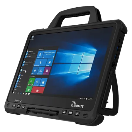 Winmate D140 – detail průmyslového odolného tabletu