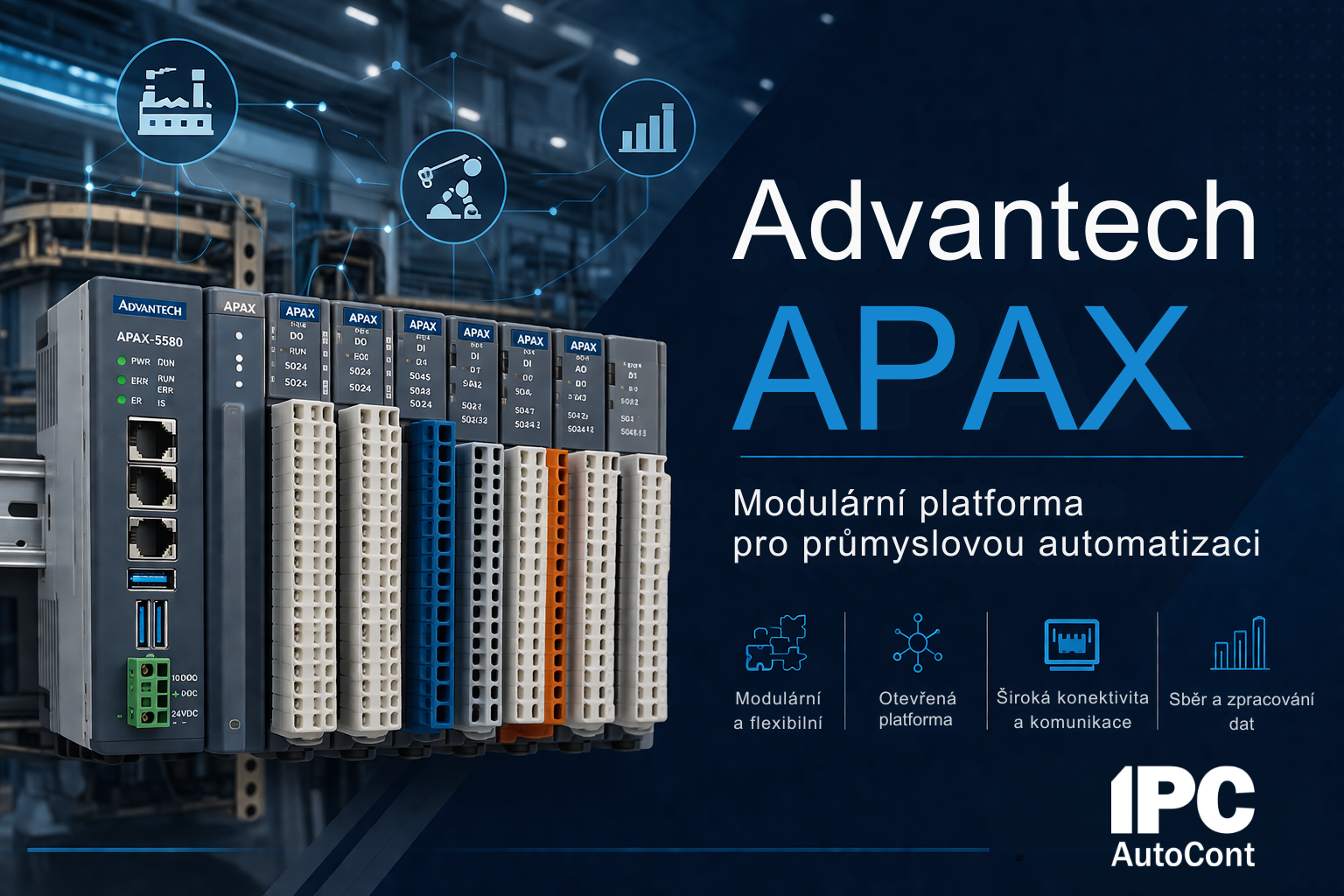 Advantech APAX: otevřená a modulární platforma pro moderní průmyslovou automatizaci