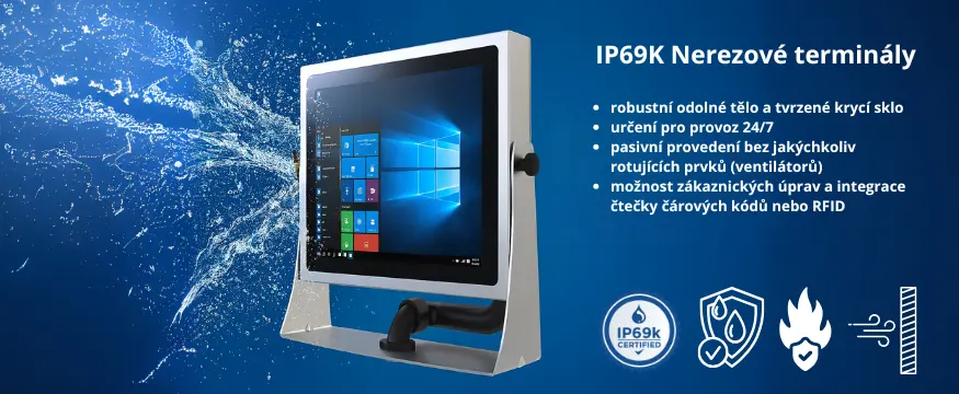 IP69K Nerezové terminály
