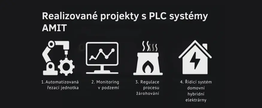 PLC systémy AMIT v realizovaných projektech AutoCont IPC